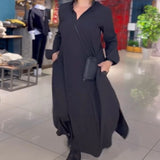 Sylvie - Weit geschnittenes Maxikleid