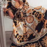 Faye - Boho Bedrucktes Kleid