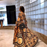 Faye - Boho Bedrucktes Kleid