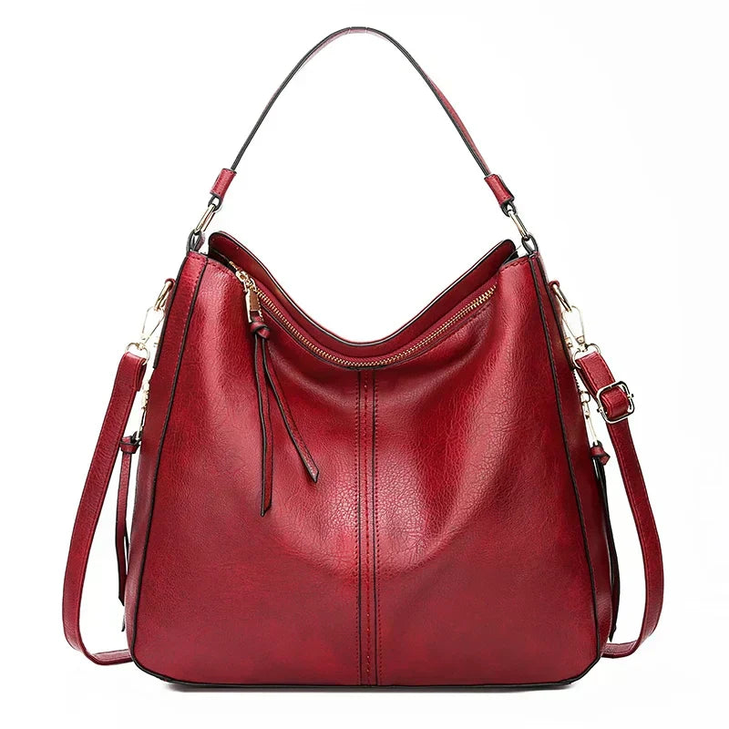 Lisa™ | Zeitloser Lederhandtasche