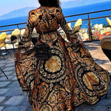 Faye - Boho Bedrucktes Kleid