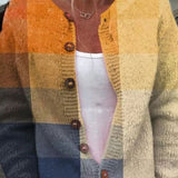 Beatrice | Herbst-Strickjacke im Colour-Block-Design