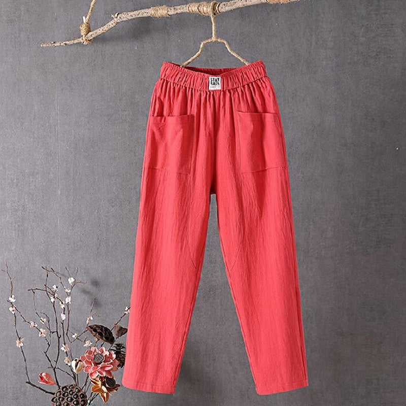 Alyra - Relaxed Fit Hosen mit Taschen
