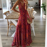 Gweneth - Ärmelloses Boho-Kleid