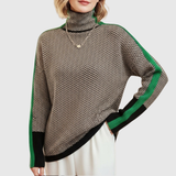 Eleanor | Hochkragen Herringbone Luxe