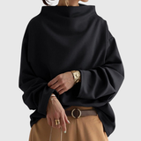 Lisa | Lässiger Pullover mit Stehkragen