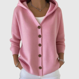 Anna | Bequemer Strickpullover mit Kapuze