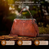 Lily™ | Vintage-Lederhandtasche