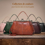 Lily™ | Vintage-Lederhandtasche