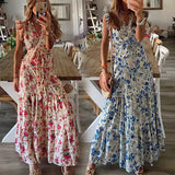 Shera - Maxi Kleid mit Blumenmuster