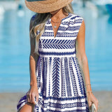 Katrina - Geometrisches Sommerkleid