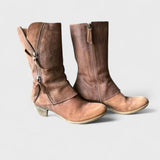 Alma - Vintage Stiefel bis zur Wadenmitte