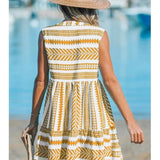 Katrina - Geometrisches Sommerkleid