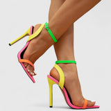 Olive - Pumps mit Stiletto-Absatz