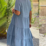 Bexley - Lässiges Sommerkleid mit V-Ausschnitt