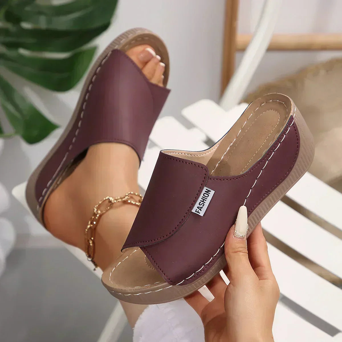 Rumi - Orthopädische Wedge-Sandalen