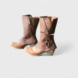 Alma - Vintage Stiefel bis zur Wadenmitte