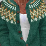 Florence | Herbst-Strickjacke im Nordic-Muster