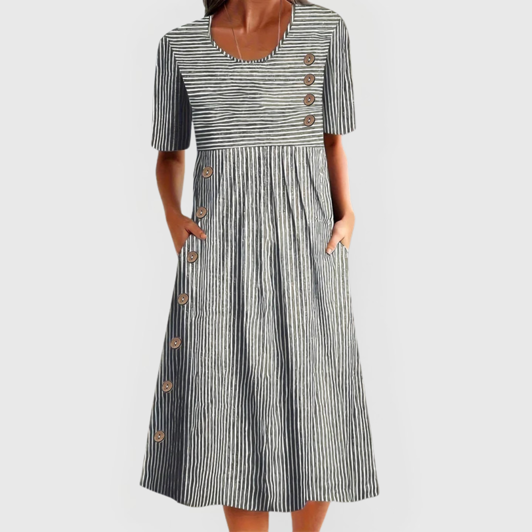Jarna | Ringelkleid in Midilänge