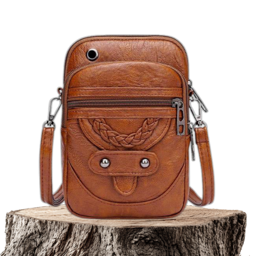Laura™ | Strukturierte Lederhandtasche
