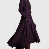 Violett | Maxikleid Plissiert