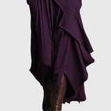 Violett | Maxikleid Plissiert