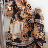 Faye - Boho Bedrucktes Kleid