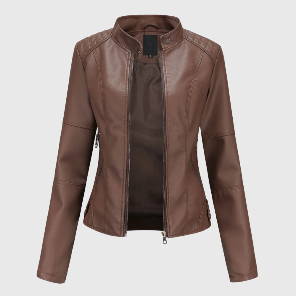 Giorgina™ - Elegante Lederjacke für Frauen