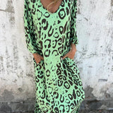 Jessa - Maxikleid Leopard
