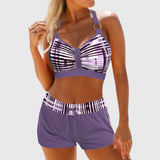 Janelle | Hochtailliertes Ripp-Bikini