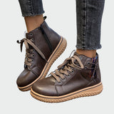 Orthopädische Leder-Ankle Boots