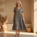Bexley - Lässiges Sommerkleid mit V-Ausschnitt