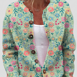 Monika™ | Cardigan mit zarten Blüten