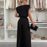 Marian - Elegantes Plissee-Ensemble