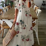 Michaela - Boho Kleid mit Bauchbedeckung
