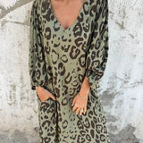 Jessa - Maxikleid Leopard